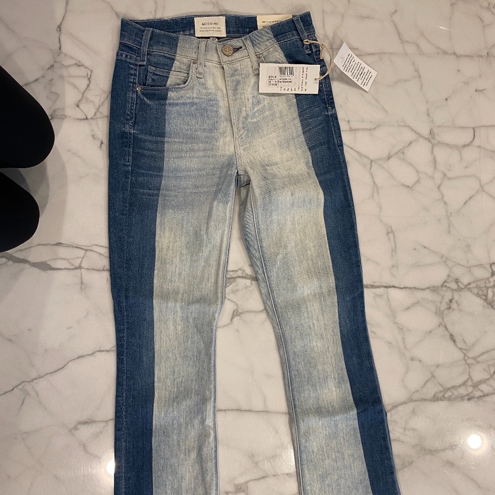 NWT Mcguire Cropped Valetta Jean size 24